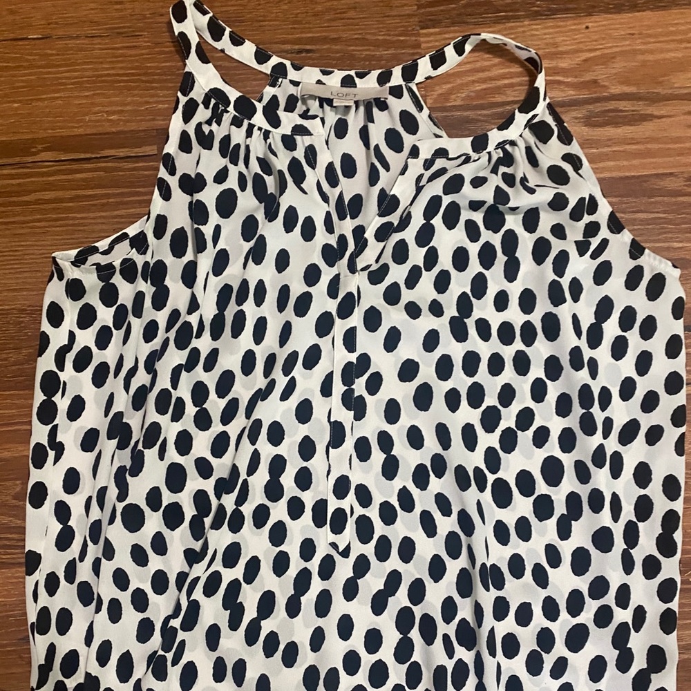 LOFT sleeveless blouse